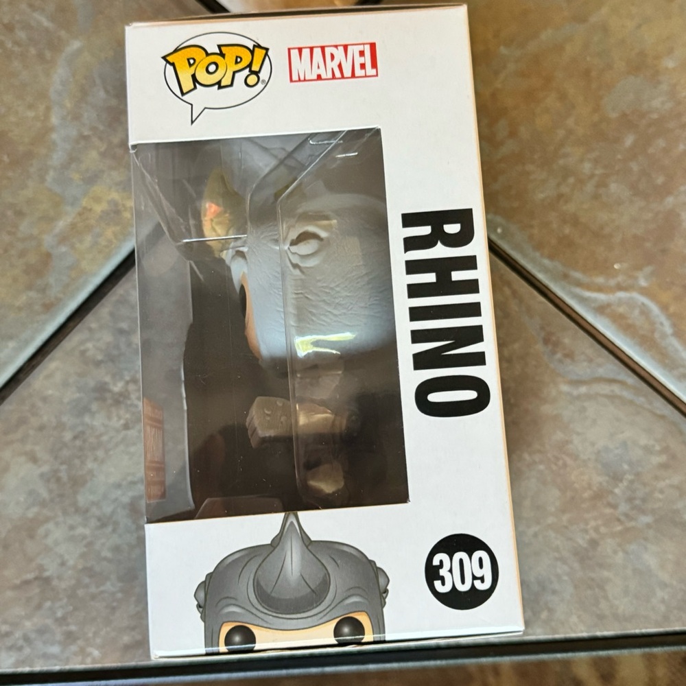 FUNKO POP! MARVEL SPIDERMAN RHINO #309 COLLECTOR CORPS EXCLUSIVE VAULTED… - Picture 3 of 6